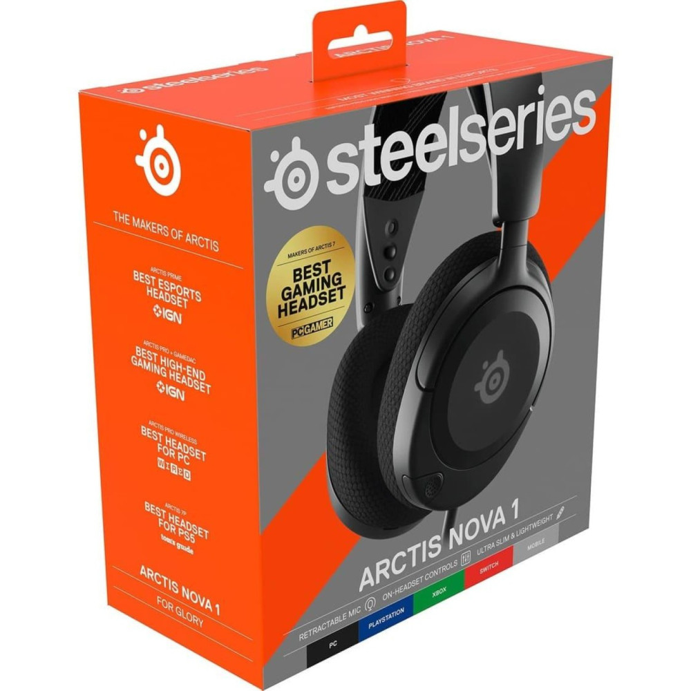 Ігрова гарнітура SteelSeries Arctis Nova 1 Black (61606)
