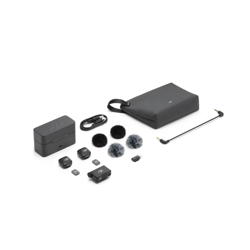 Радіосистема мікрофонна DJI Mic Mini 2TX + 1RX + Charging Case (CP.RN.00000433.01) — для відео та інтерв’ю