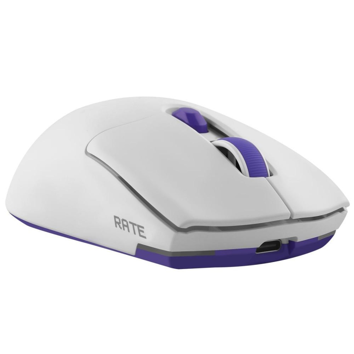 Дизайн ігрової миші Proove Gaming Rate White Purple