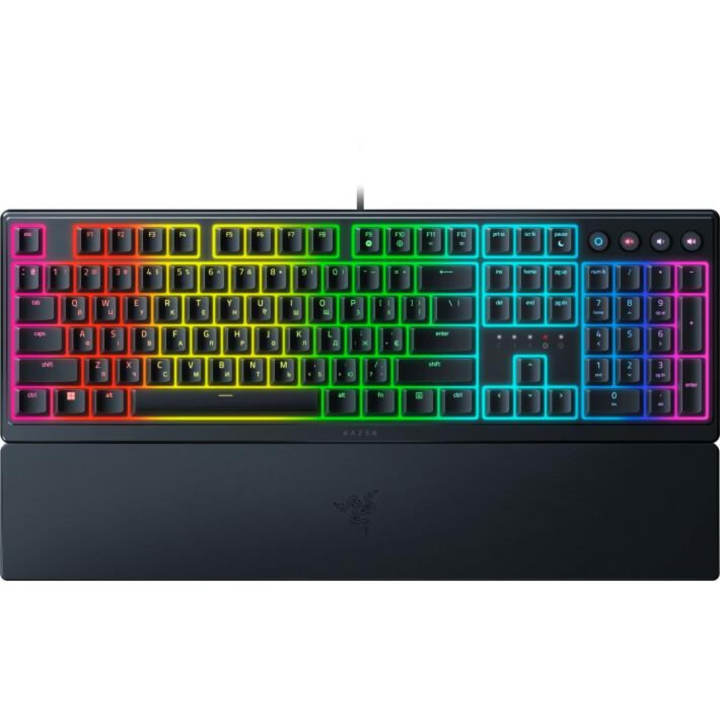 Клавіатура Razer Ornata V3 чорного кольору